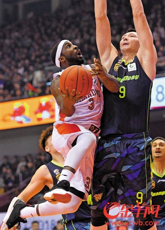 CBA:广东队末节崩盘 做客不敌山东队排名跌至