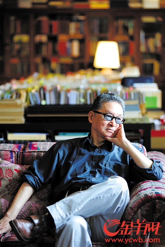 2013年李敖在位于台北金兰大厦的书房