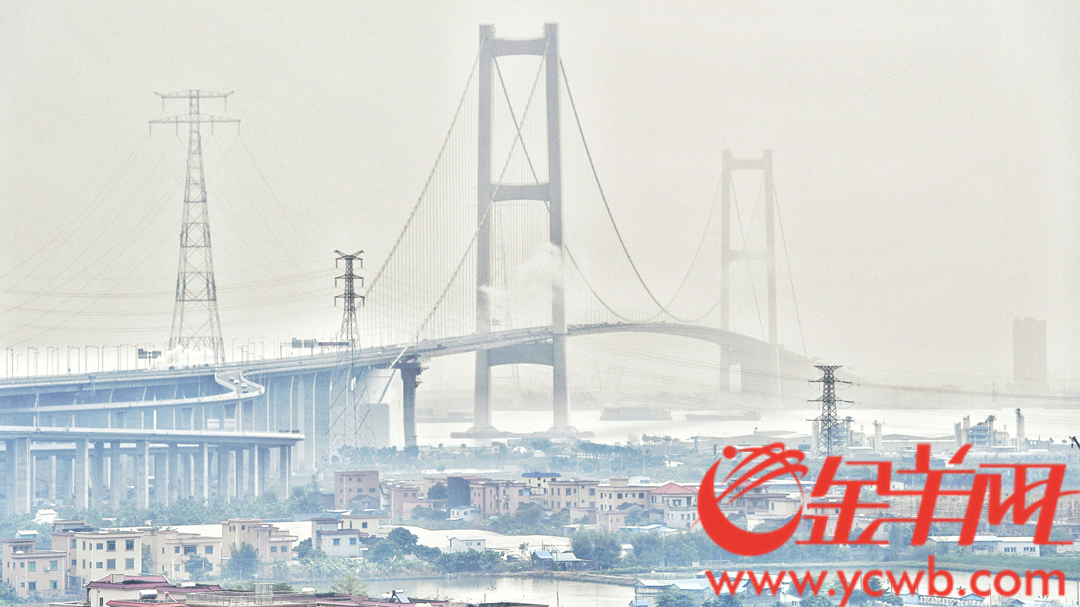 2019年4月2日,南沙大桥(虎门二桥项目)正式通车 金羊网记者 周巍 摄