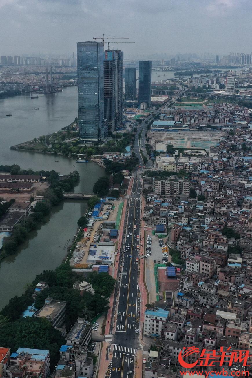 沥滘涌-南洲路段建成通车,广州海珠环岛路进度条已到