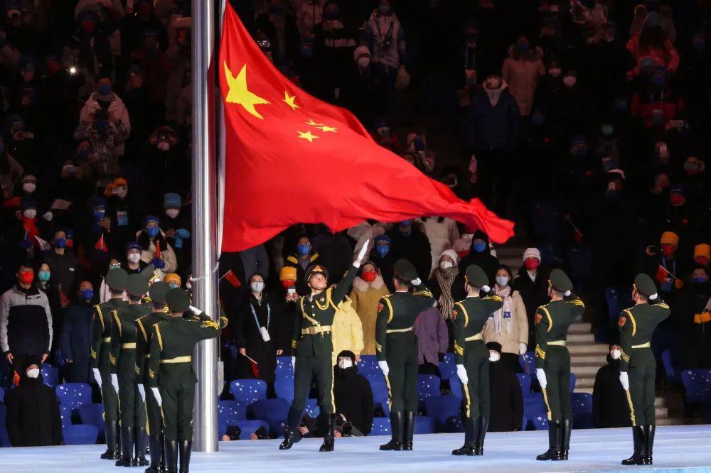 北京冬奥会升旗图片图片