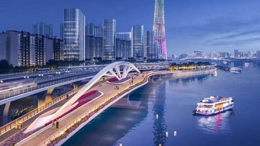 广州中心再添江上观景平台，预计8月底前完成建设